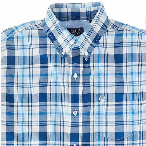 Chaps Men’s Short Sleeve Classic Fit L - Picture 4 of 6